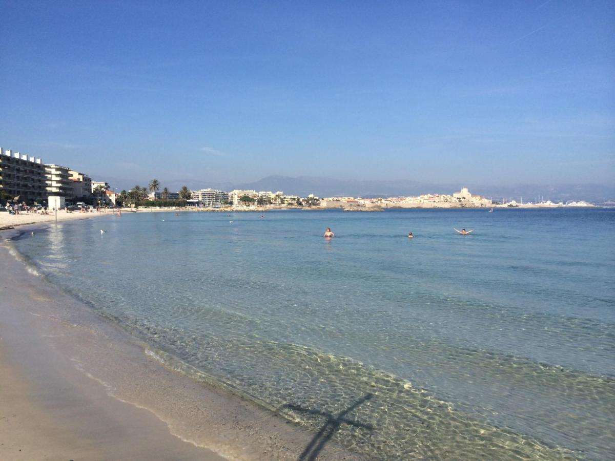 Grand Studio 7 Minutes De La Plage Et Climatise Sur Juan Les Pins Antibes Eksteriør billede