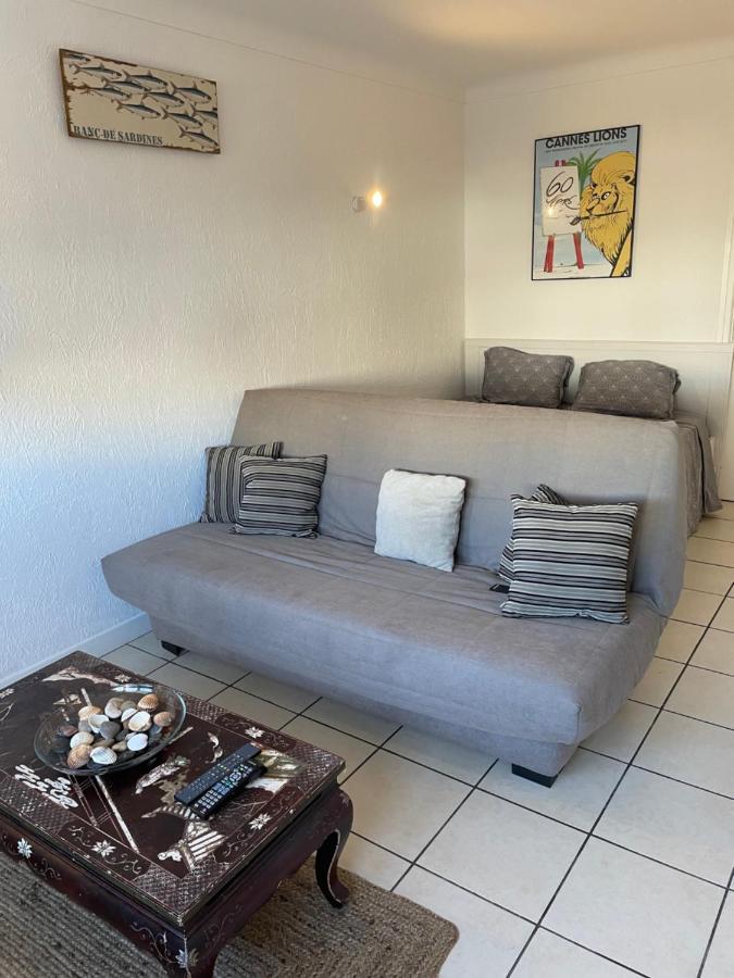 Grand Studio 7 Minutes De La Plage Et Climatise Sur Juan Les Pins Antibes Eksteriør billede